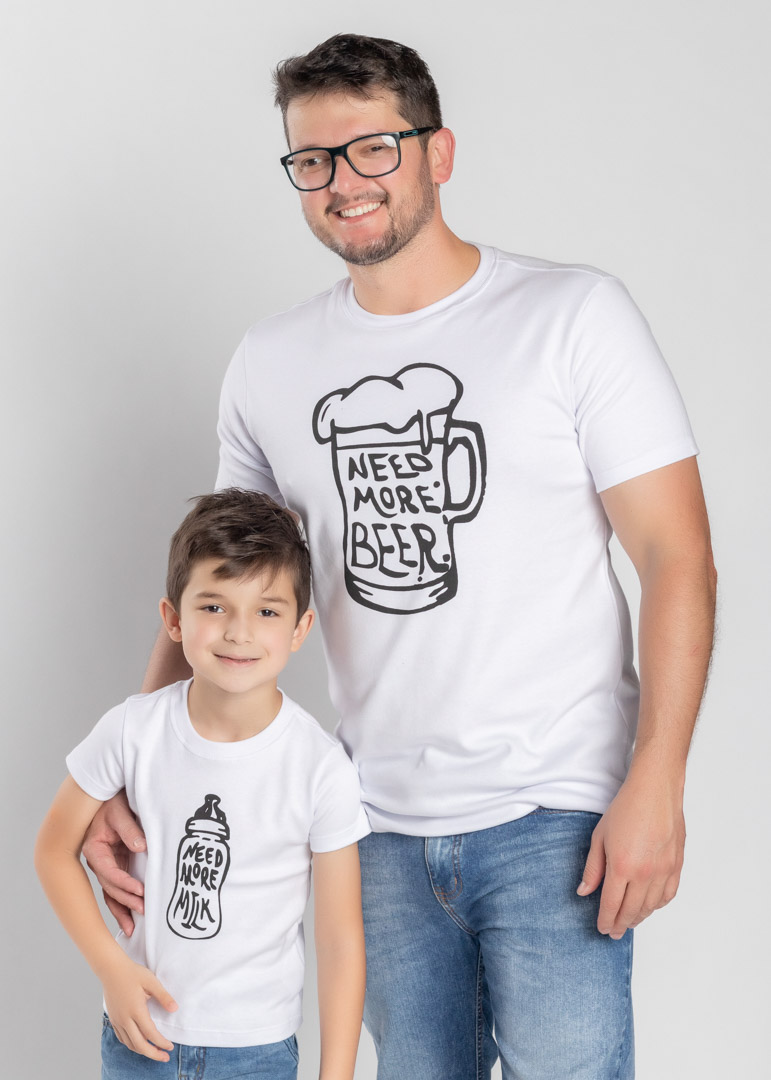 Camisa Xadrez em Flanela Tal Pai Tal Filho Infantil