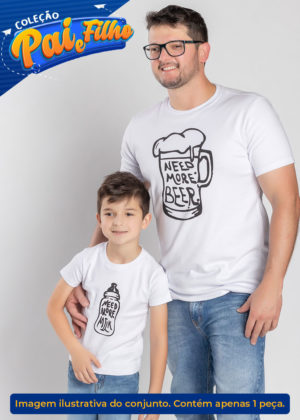 Camiseta Família Roqueira: Pai e Filho – Bebê Roqueiro