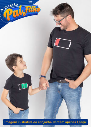 Camiseta Família Roqueira: Pai e Filho – Bebê Roqueiro