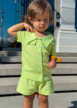 conjunto infantil moda bebe gola polo shorts camisa viscolinho ropek loja (10)