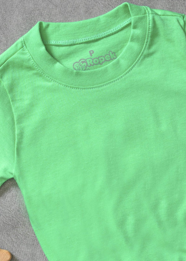 romper camiseta algodão verde