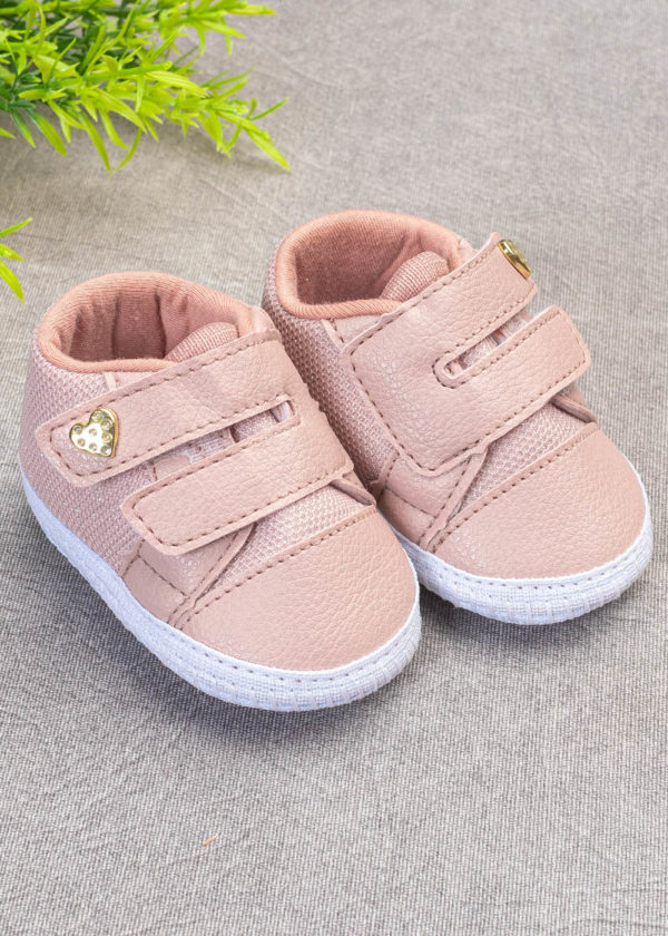 tenis infantil menina abertura velcro