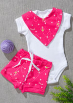 conjunto body infantil 3 peças