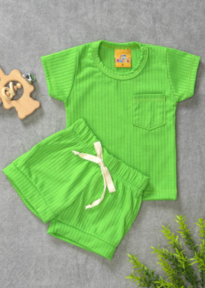 conjunto canelado infantil