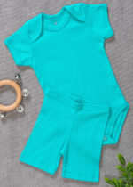 conjunto body canelado verão esmeralda