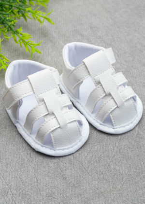 Sandália bebe velcro faixa