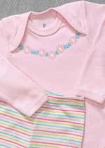 conjunto body algodão bordado