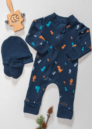 Kit Macacão Bebê Prematuro e Touca e Luva