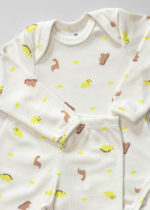 conjunto canelado estampado