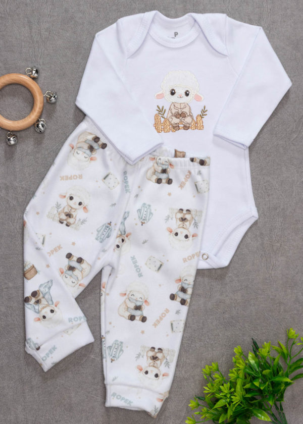 conjunto body e calça soft