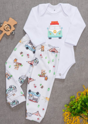 conjunto body e calça soft