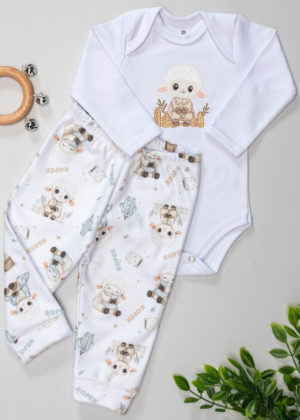 conjunto body e calça soft