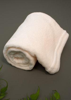 manta microfibra perola